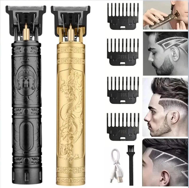 Portable Shaver Barber Cordless Electric Hair Cutting Machine US.B Fast Charging Hair Trimmer Vintage Hair Clipper For Hairdresse