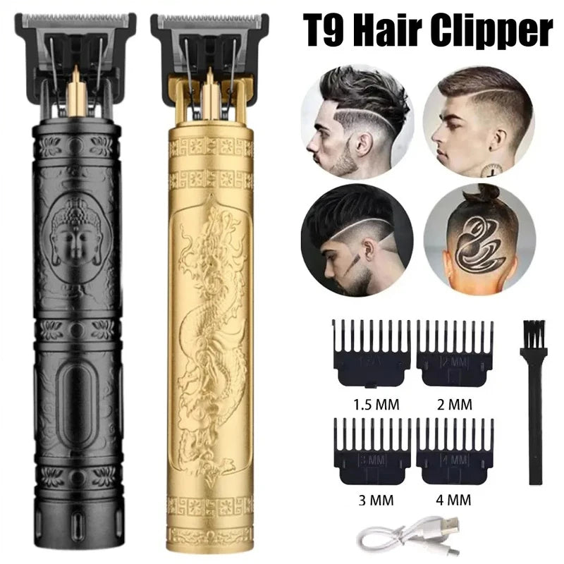 Portable Shaver Barber Cordless Electric Hair Cutting Machine US.B Fast Charging Hair Trimmer Vintage Hair Clipper For Hairdresse